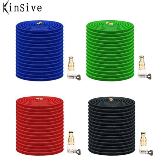5m-45m Garden Hose 1/2 Expandable Magic Flexible Water Hose Mangueras Para Jardin High Pressure Car Wash Plastic Pipe Irrigation