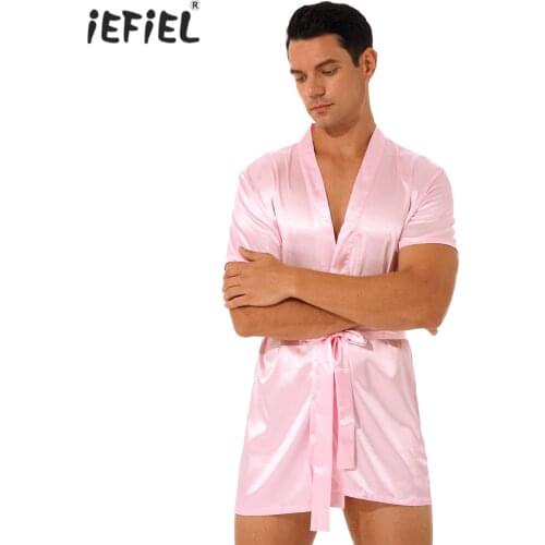 Мужские домашние халаты iEFiEL China At AliExpress