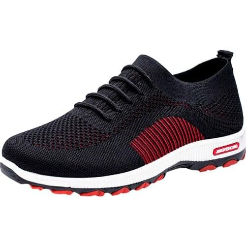Men Sneakers 2019 New Fashion Men Sports Shoes Mesh Breathable Casual Sneakers Students Fashion Simplicity Running Shoes