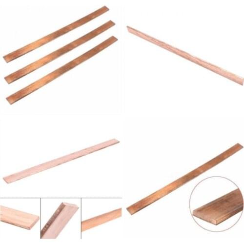High Purity Copper Strip T2 Cu Metal Sheet Plate Pure Copper Bar for Laminate Circuit Board 3mm*15mm*250mm,used for power tools
