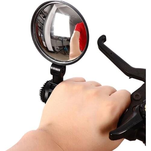 MTB Mountain Road Bike Rear Mirrors 360 Degree Rotation Bicycle Handlebar Mount Round Rearview Mirror Safety Cycling Equipment