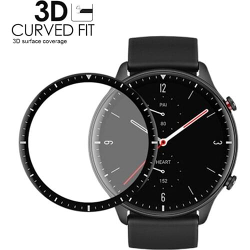 3D Curved Full Edge Soft Protective Film For Xiaomi Huami Amazfit GTR 2 Screen Protector for Amazfit Watch GTR2 Smartwatch Cover
