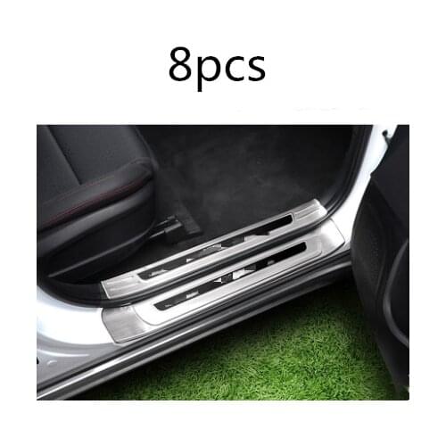 Stainless Steel Door Sill Scuff Plates Car Door Sill Protective Cover for KIA Sportage 2019 2020