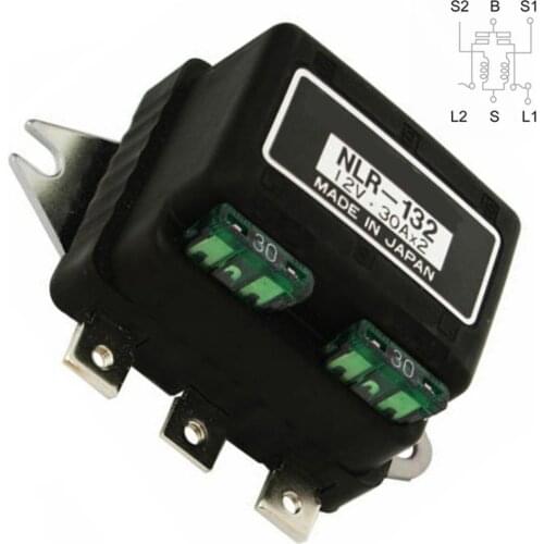 New NLR-132 Car Dual Headlight Fuse Wire Relay Replacement Automotive Accessory