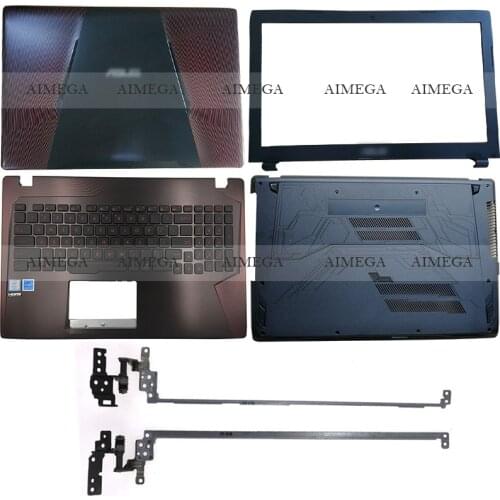 NEW Laptop For ASUS ROG Strix ZX53 ZX53V ZX53VD ZX53VW FX53 GL553 GL553V LCDBackCover/Front Bezel/Hinges/Palmrest/BottomCase