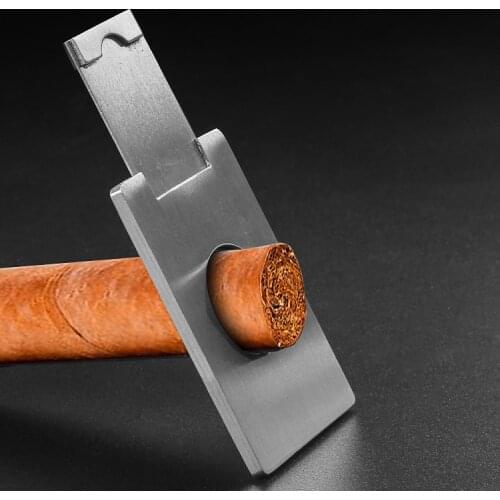 Cigar Cutter New Stainless Steel Metal Square Cutter Guillotine Cigar Scissors Gift