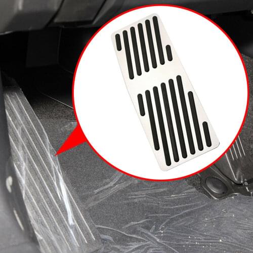 Fit For Mazda 3 CX-30 DM 2020-2021 Car Stainless Steel Accessories Pads Foot Rest Pedal Footrest Antiskid Protect Cover