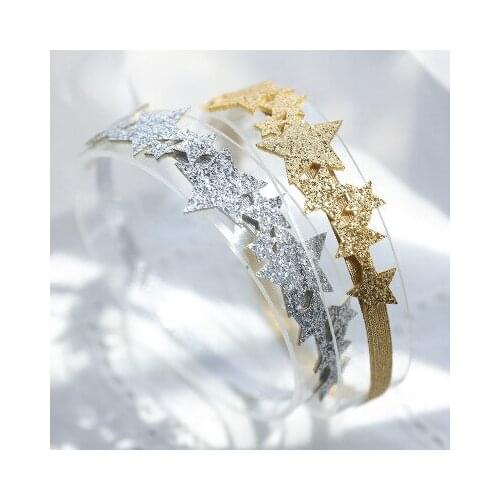 New Hot Gifts shiny star Headband Hair Accessories Hairband girls Headband Hair Accessories Wide