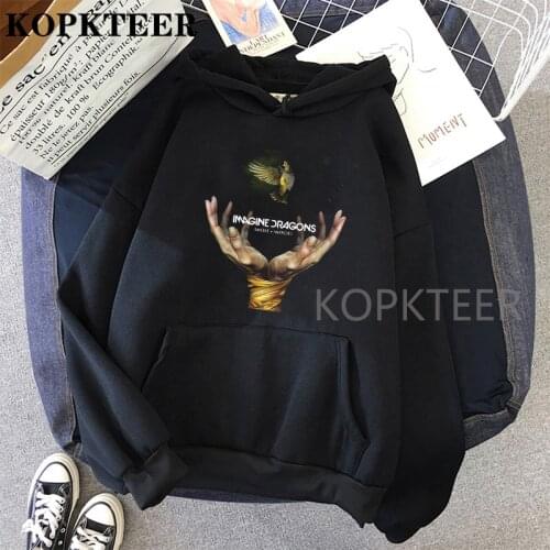 Imagine Dragons Kawaii Funny Cartoon Hoodies Women Ullzang Cute Funny Graphic Sweatshirt Vintage Spring Tops Hoody Female