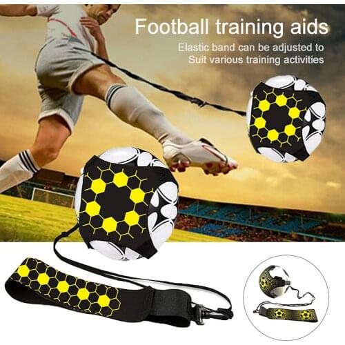 Adjustable Children Adult Football Training Elastic Belt Waterproof Volleyball Rugby Football Training Skills Aid Exerciser Tool