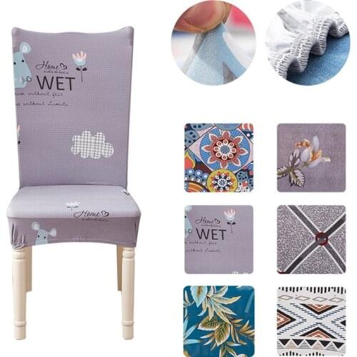Modern Chair Cover Spandex Elastic for Party Chair Covers with High Back Cover for Armchair for Home Cover for Chair for Kitchen