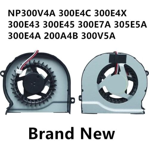 New Laptop CPU Cooling Fan For Samsung NP300V4A 300E4C 300E4X 300E43 300E45 300E7A 305E5A 300E4A 200A4B Notebook Cooler Radiator