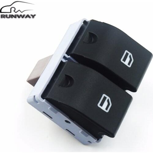 High quility! Power Window Control Switch Button For Volkswagen VW Polo Fox Parati Seat Ibiza IV Cordoba OE:6Q0 959 858A