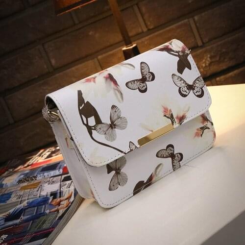 Womens handbags Korean fashion flower small square bags narcissus single shoulder diagonal small change purse messenger bag