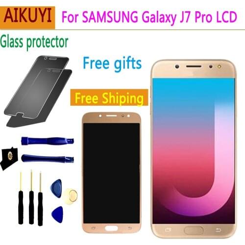 For Samsung Galaxy J7 Pro 2017 J730 SM-J730F J730FM/DS J730F/DS J730GM/DS LCD Display+Touch Screen Digitizer Replacement Parts