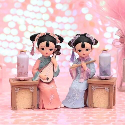 1PC Fairy Gard Mini Desk Lamp Toy Home Decor Party Gift Doll Figure Action Ancient Art and Culture Anime Fun Opera DIY Ornaments