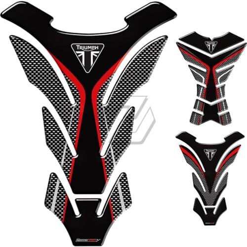 3D Motorcycle Tank Pad Protector Decal Stickers Case for Triumph 675R Tiger 800 XC Speed Triple