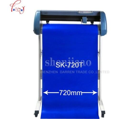 720mm Vinyl Cutting plotter vinyl cutter plotter Model SK-720T Usb top quality 110V~220V 1pc with english manual