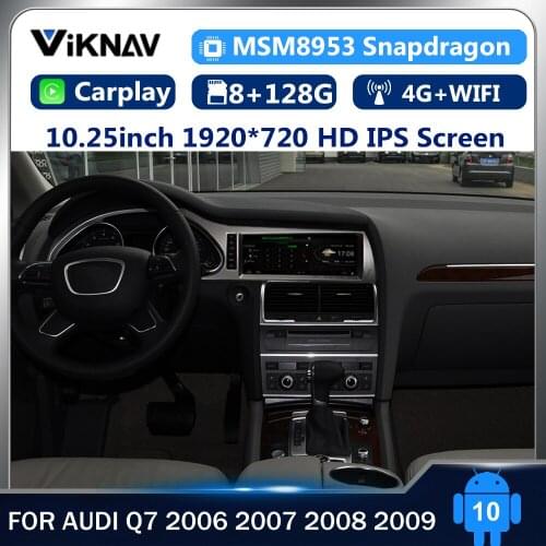 Android Car Player GPS Navigation For AUDI Q7 2006 2007 2008 2009 HD Screen WIFI Radio Player DVD Multimedia
