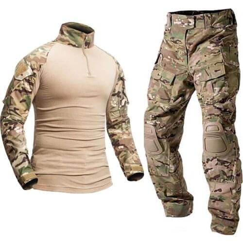 Combat Shirt Military Shirt Camping Camo Suits Hunting Army Shirts Outdoor Fishing Airsoft Tactical Uniform Multicam Uniforms