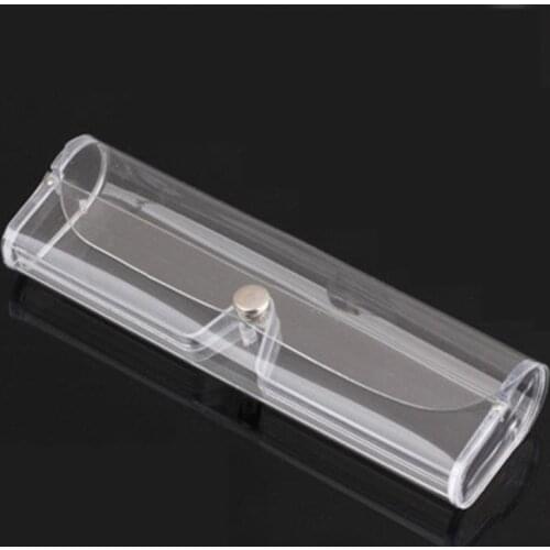 PVC Plastic Ultralight Glasses Case Portable Transparent Reading Glasses Boxes For Women Men Glasses Bag Eyewear Accessories