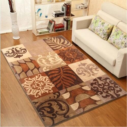 Household Large Size Carpet Rectangle Printed Cover Living Room Home Decor Non-slip Water-absorption Kid Crawl Thick Rugs