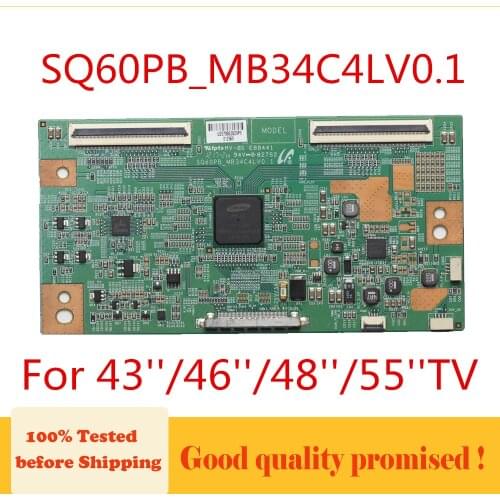 T-con SQ60PB_MB34C4LV0.1 43'' 46'' 48'' 55'' board tv 43 46 48 55 inch Original Logic Board SQ60PB MB34C4LV0.1 Free Shipping