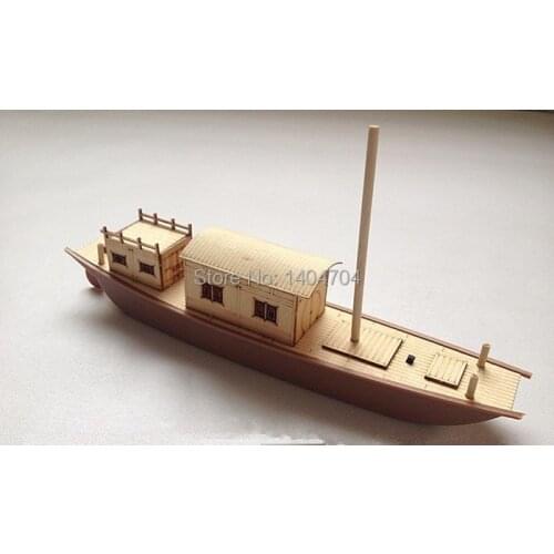 NIDALE Model electric boats model kit DIY puzzles ship childrens educational toys Pleasure-boat simulation sightseeing boat