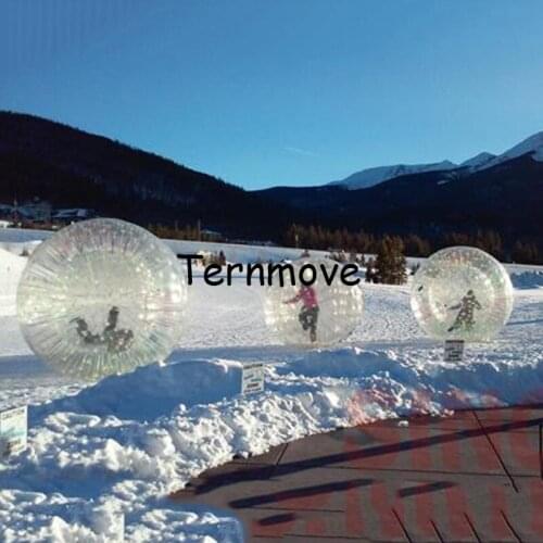 TPU Inflatable Body Zorb Ball, 3m Diameter Good Price Inflatable Human Bowling zorbing ball For Russian Rental Business
