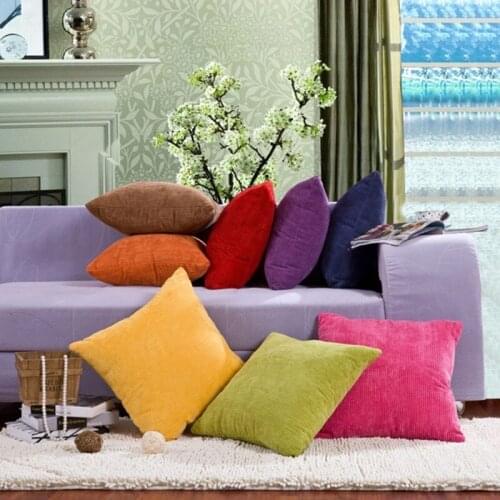 Pure Color Cushion Cover Nordic Simple Suede Pillowcase Sofa Home Decoration Pillowcase Hotel Decoration Pillowcase