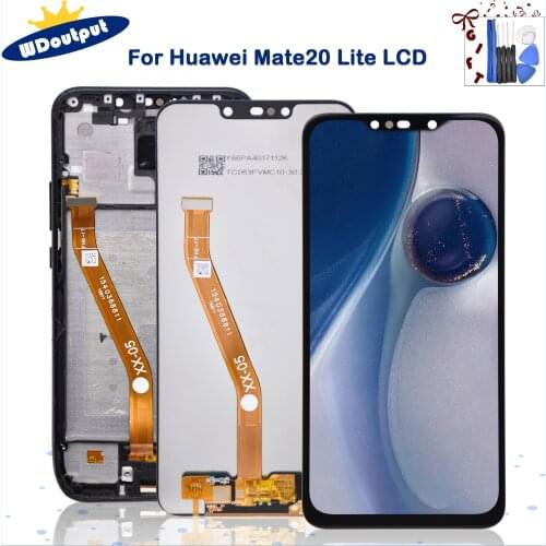 6.3''Original LCD Display For Huawei Mate 20 lite LCD For Huawei mate 20 lite Display LCD Screen Touch Digitizer Assembly +Frame