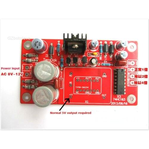 Free ship Function clock precise regulated power supply board compatible with TCXO OCXO frequency divider board
