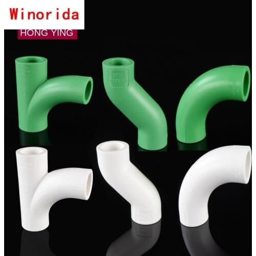 Ppr Elbow Tee Elbow S Bend 1/2IN 3/4IN 1 Inch 20/25 / 32ppr Water Pipe Pipe Hot Melt Joint Fittings