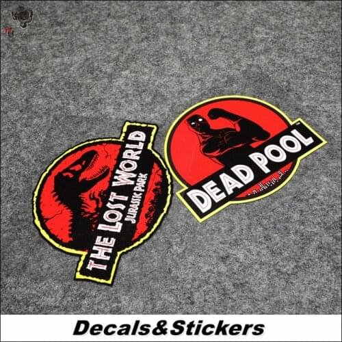 NO.L345 The Lost Word Dead Pool 3M Reflective Modified Stickers Waterproof Decals Car Racing Motorcycle Scratches Cover