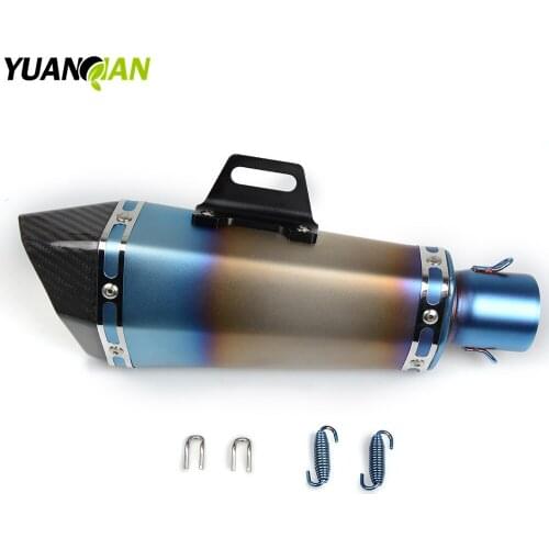 Universal 36- 51mm Motorcycle Modified Exhaust Scooter Muffler Exhaust For Yamaha YZF R1 2007-2008 YZF600 R6 YZF1000 R1 MT-07