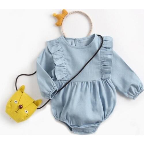 Spring Baby Boys Clothes Jumpsuit For Baby Girls Newborn Long-sleeved Cotton Autumn Clothes For Newborns Toddler Baby Clothing