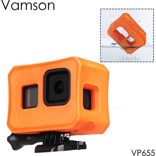 Vamson Waterproof Sleeve Case Protective for GoPro Hero 8 Float Accessories Float Buoyancy Cover Protective Frame VP655