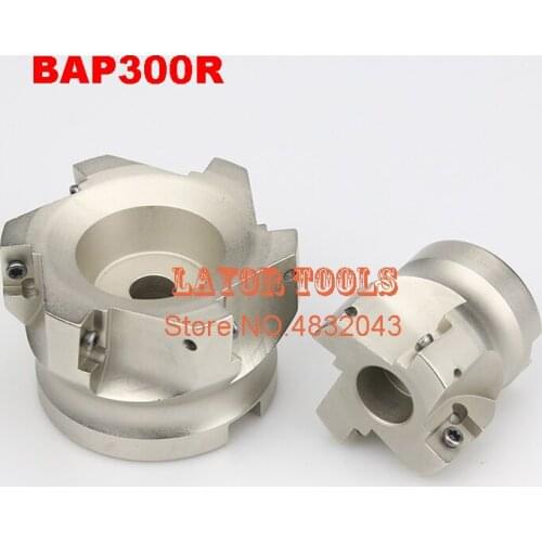 1PCS BAP300R 40-22-4T BAP300R 50-22-4T BAP300R 63-22-4T 90 Degree Angle Shoulder Face Mill Head CNC Milling Cutter