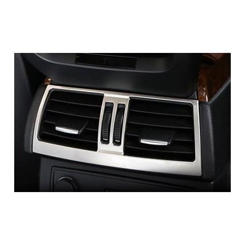 1pc For BMW X5 X6 2008-2017 Interior modification Rear air conditioning Air outlet Decorative frame sticker
