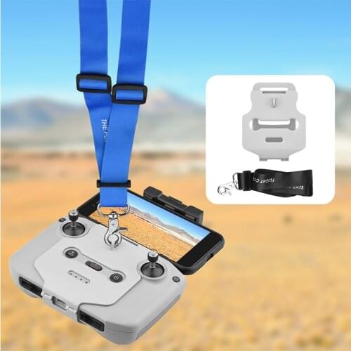 For DJI Mavic Air 2/Mini 2 Drone Adjustable Lanyard Remote Controller Accessories Hook Holder Neck Strap Buckle Brackt Mount