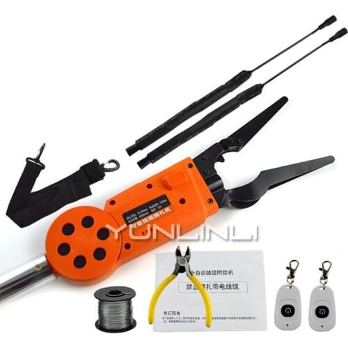 Automatic Fiber Cable Attachment Machine Strapping Machine Hanging Line Handheld High-altitude Binding Line Cable Tying Machine