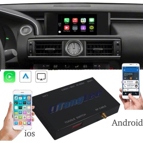 Car Camera Carplay Decoder Adapter Mirro Link Display Android Auto Play 360 BirdView For Lexus RC RC F 300h USC10 XC10 2014~2021