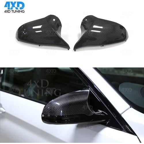 Real M3 M4 Carbon Fiber RearView Mirror Cover Replacement For BMW F80 F82 F83 Mirror Case LHD Only 2014 2015 2016 2017 2018 2019