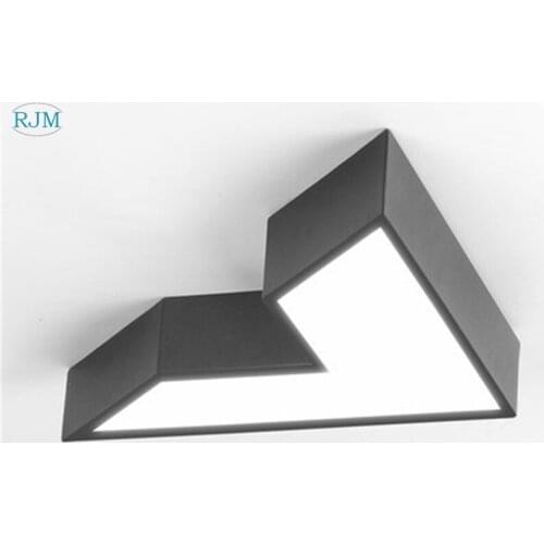 Geometric Creative Ceiling Lights Modern Simple Ultra-thin Ceiling Lamps for Homes Toilet Corridor Aisle Lighting Fixtures