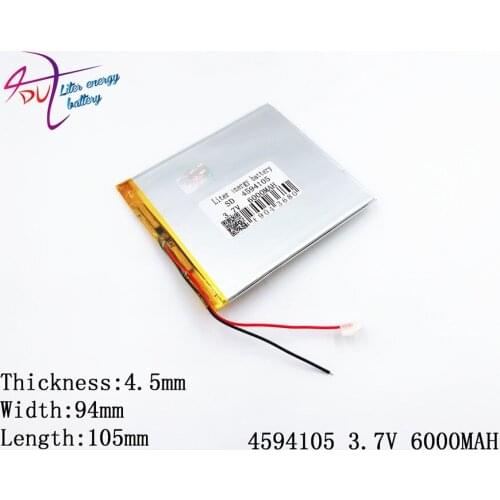 Liter energy battery 45*94*105mm 3.7V 6000MAH Tablet update Battery For Tablet SmartQ T20 A86 Dual Core P85 U35GT DUAL C