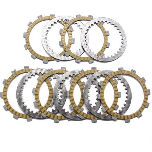 Motorcycle Clutch Friction Disc Plate Kit For Suzuki RM125 G/H GP100 RM100 GP125 TS125 TU125 TS250 TS185 GT200 For SACHS XTC125