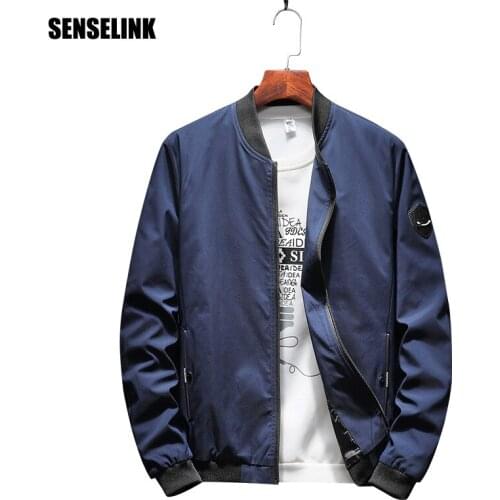 Mens Jacket 2020 Simple Jacket Autumn And Winter Warm Brand Casual Clothing Slim M-4XL