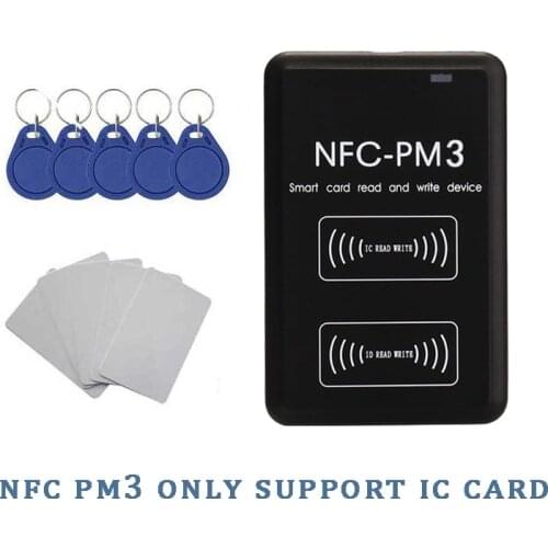 New NFC PM3 RFID Full Encryption Decoding Reader NFC Smart Chip Card Duplicator 13.56Mhz Writer 1K Key Badge S50 Tag Copier
