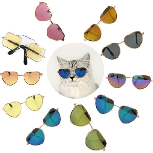 1PC Pet Cat Glasses For Lovely Pet Products Eye-wear Dog Pet Sunglasses Cute Photos Props Accessories Pets Supplies Dogs Glasses