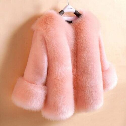 -30degree 2010 Baby Teenage Winter Cartoon Thick Children Parka Kids Girls Faux Fur Fleece Ear Hooded Coats down Jackets clothes